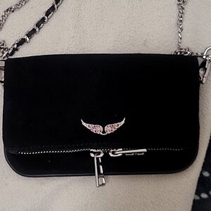 Zadig & Voltaire Rock Nano Suede Pouch